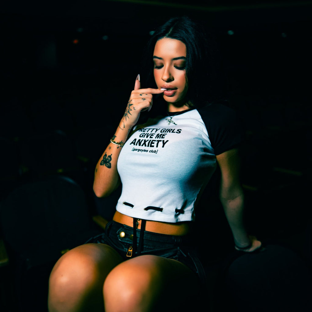 Pretty Girls Give Me Anxiety Crop Top