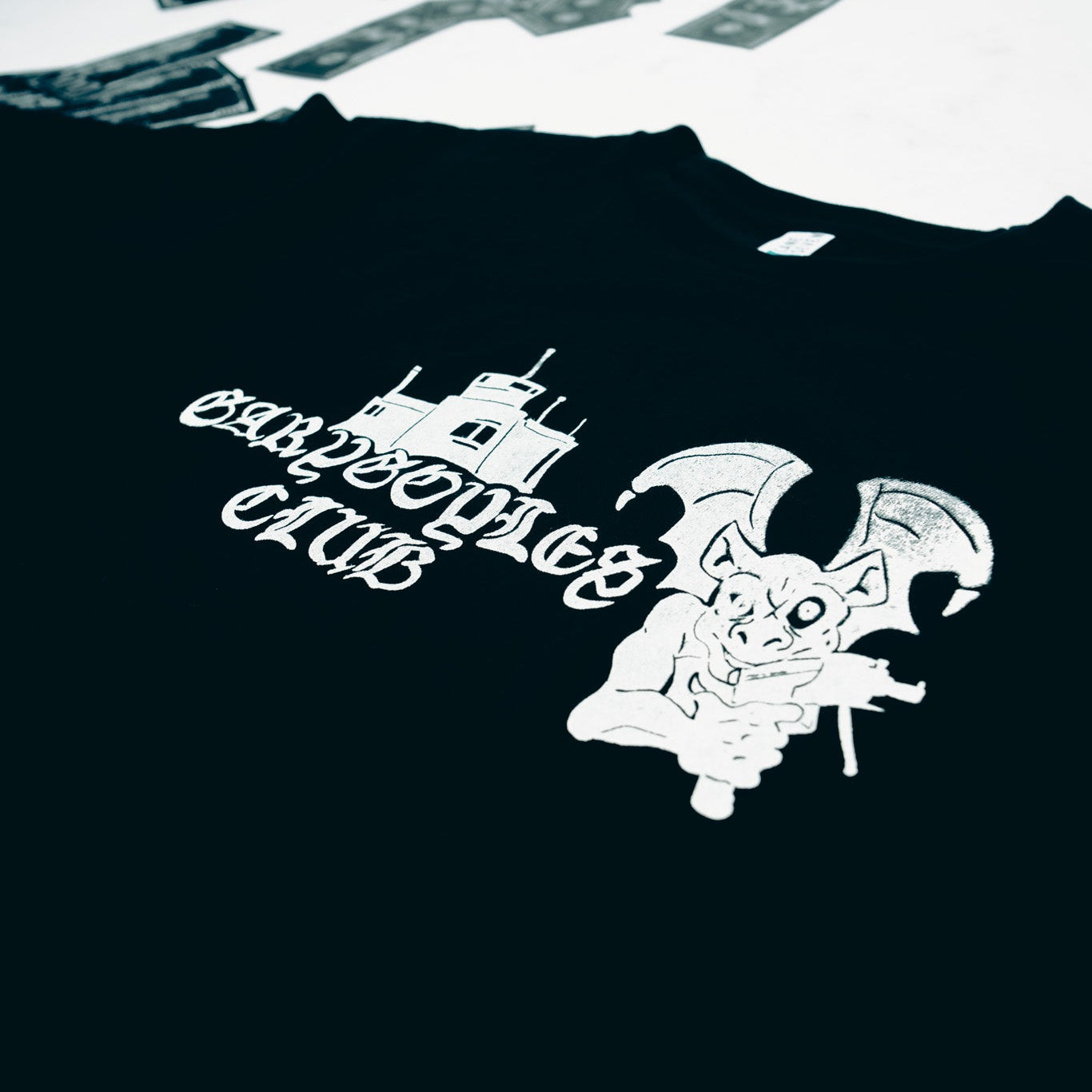 Gargoyles Club Black Logo Tee