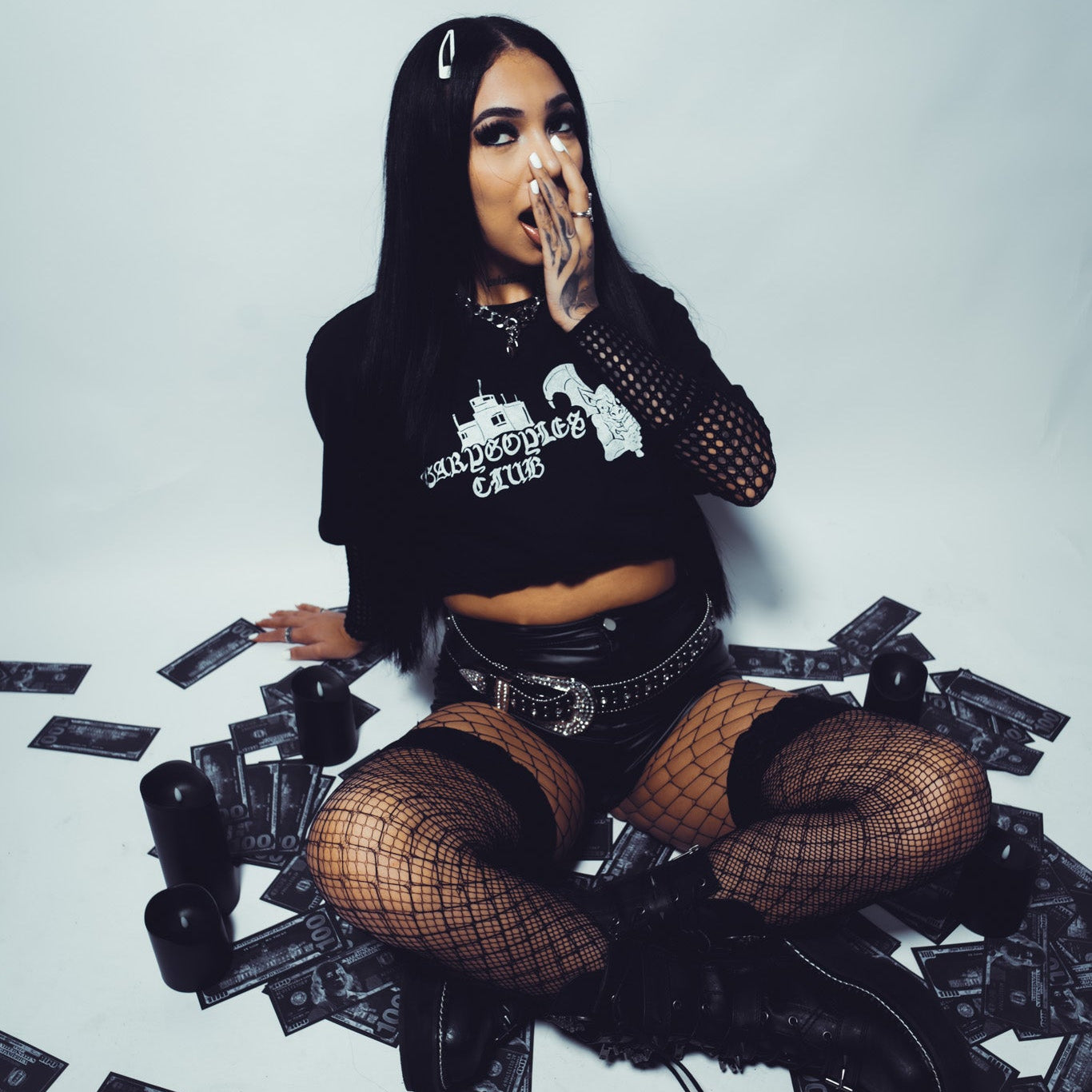 Gargoyles Club Black Logo Tee