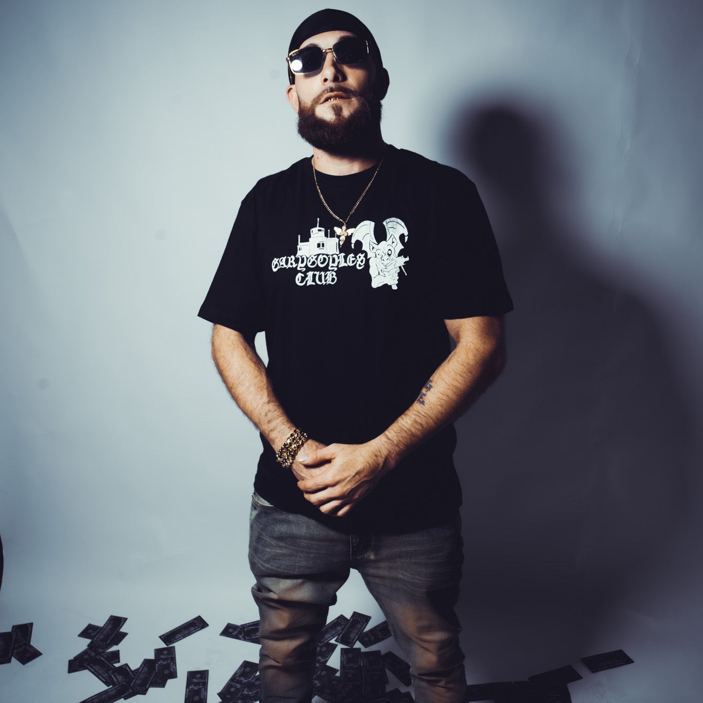 Gargoyles Club Black Logo Tee